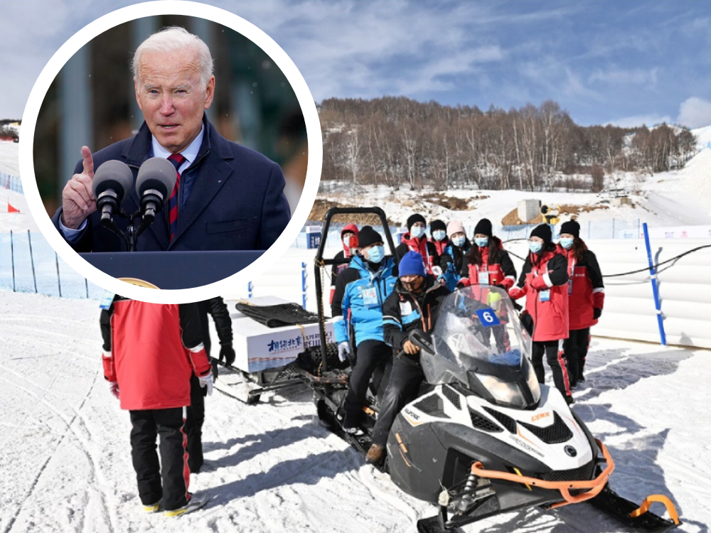 有外交国安专栏作家引述知情人士指，拜登政府预计月底前宣布外交抵制北京冬奥。资料图片