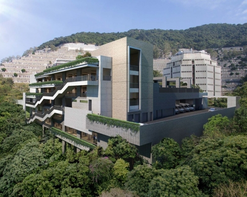 食環署擬在歌連臣角道華人永遠墳場靈灰閣對面興建骨灰安置所。構想圖片