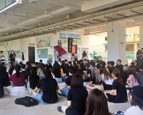 港龍空勤人員協會前主席施安娜亦有出席集會。