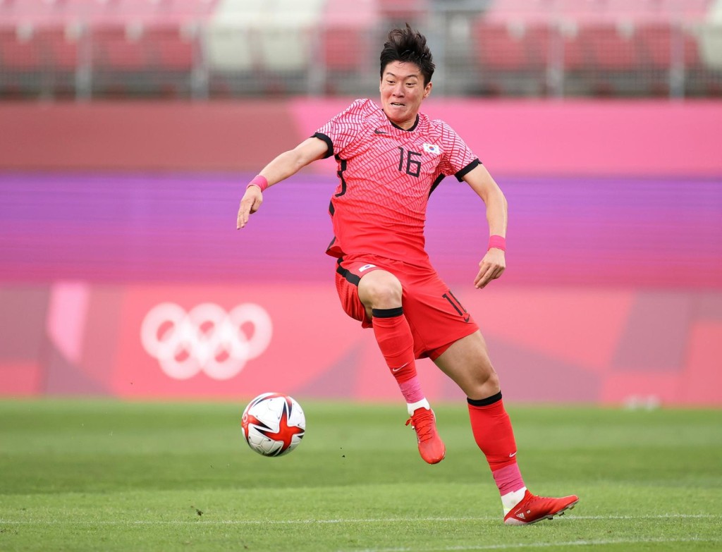 黃義助曾多次代表韓國出席足球賽。