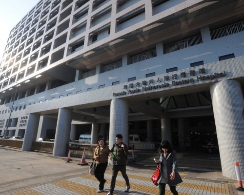 東區醫院一名88歲男病人染甲型流感。資料圖片