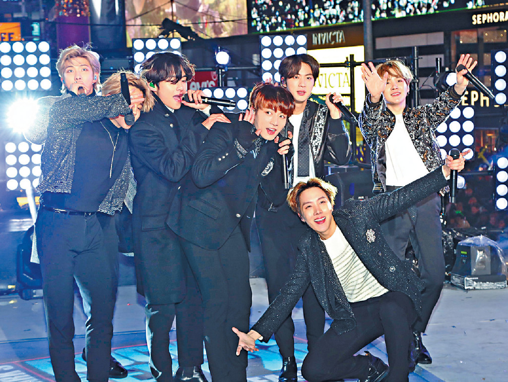 ■BTS再度揚威EMA頒獎禮。

