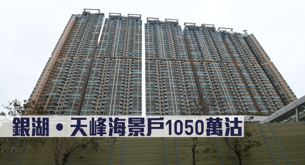 銀湖‧天峰海景戶1050萬沽。