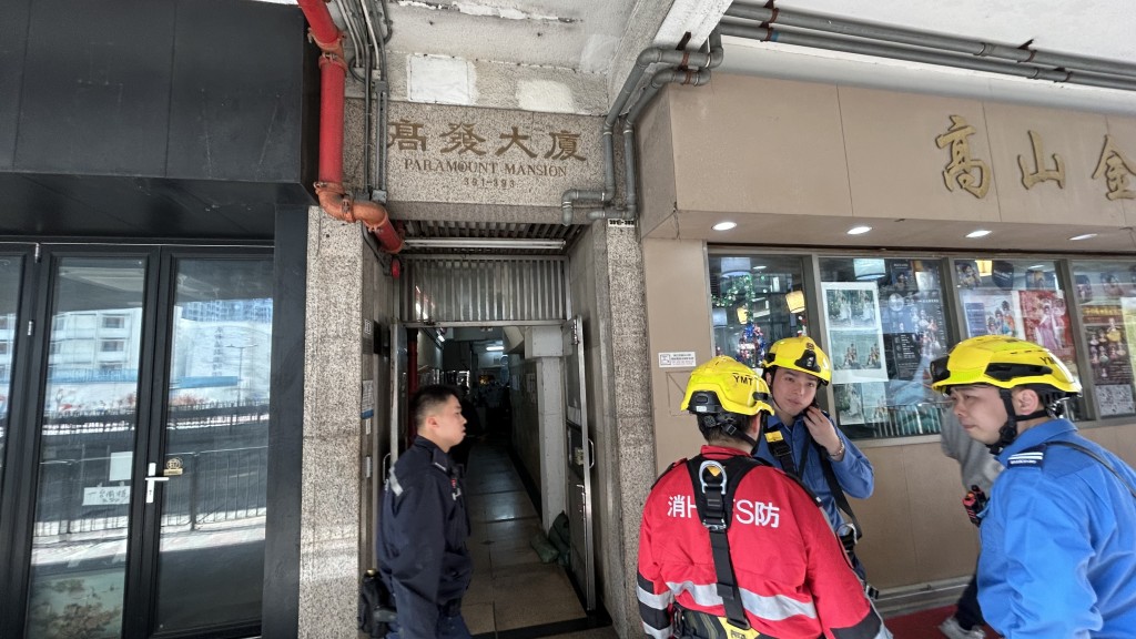 警員到場調查。蔡楚輝攝 警員到場調查。蔡楚輝攝