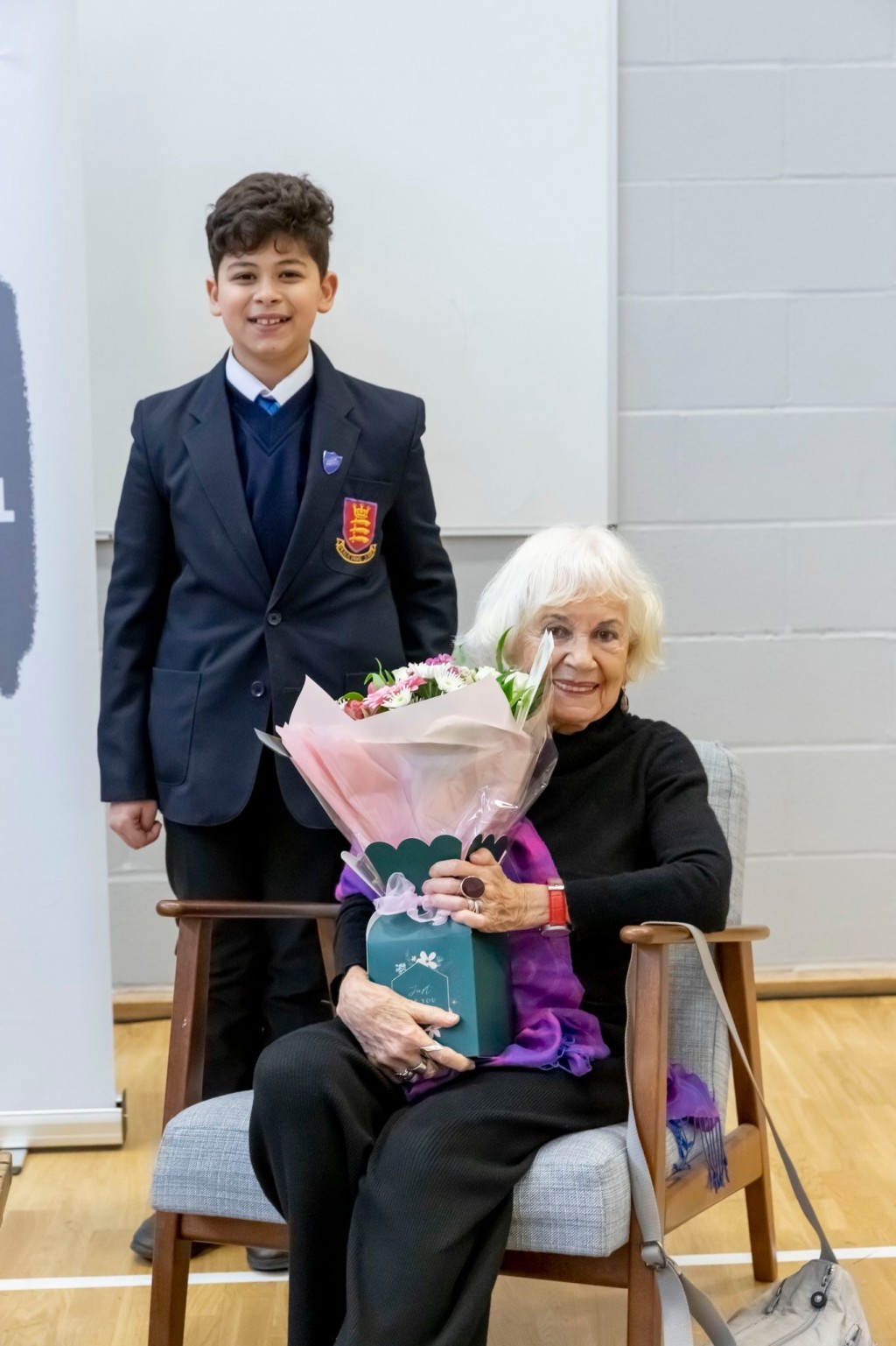 波斯納（Ruth Posner）早前慶祝96歲生日。  Holocaust Educational Trust