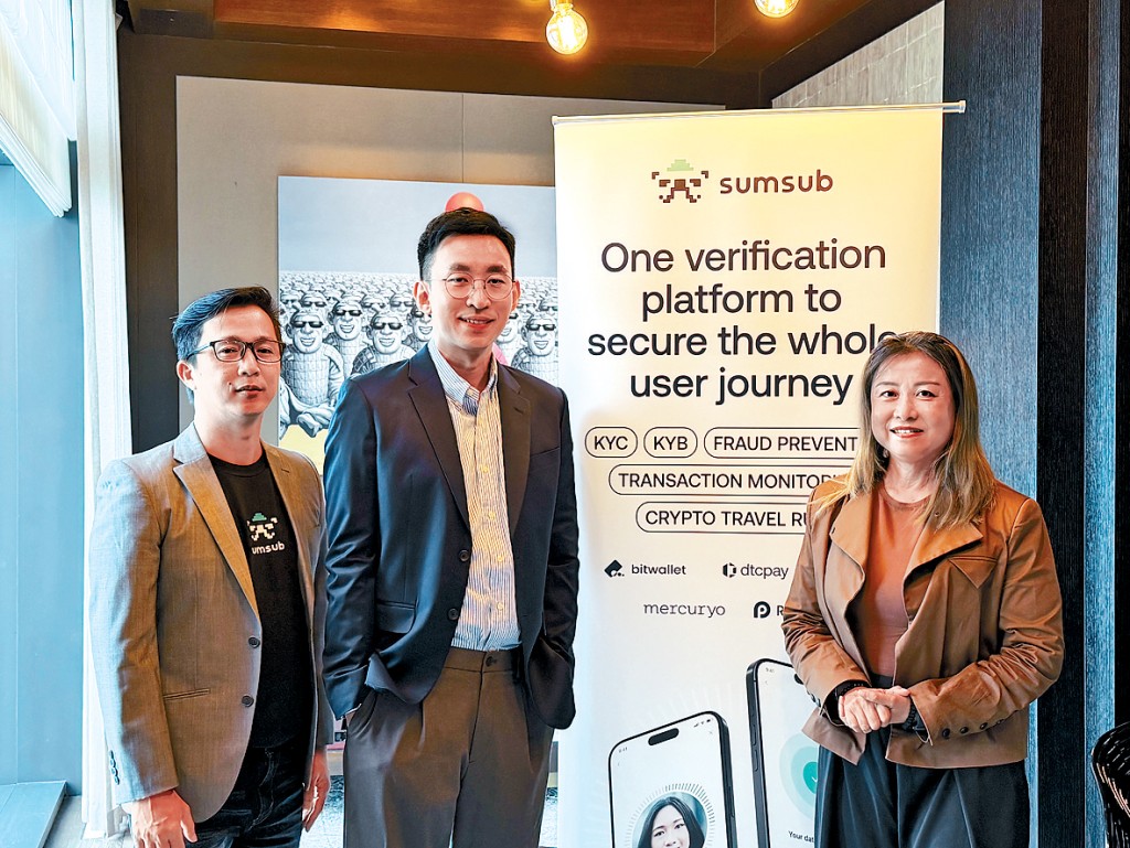 Penny Chai(右)表示，Sumsub希望提高在中國市場的滲透率。