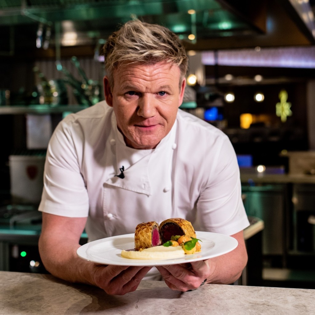 Gordon Ramsay为全球知名的米芝莲兼英国殿堂级名厨。