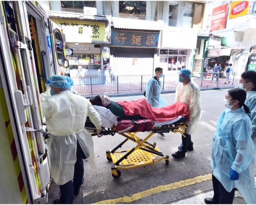 女子報稱身體不適，送往廣華醫院治理。
