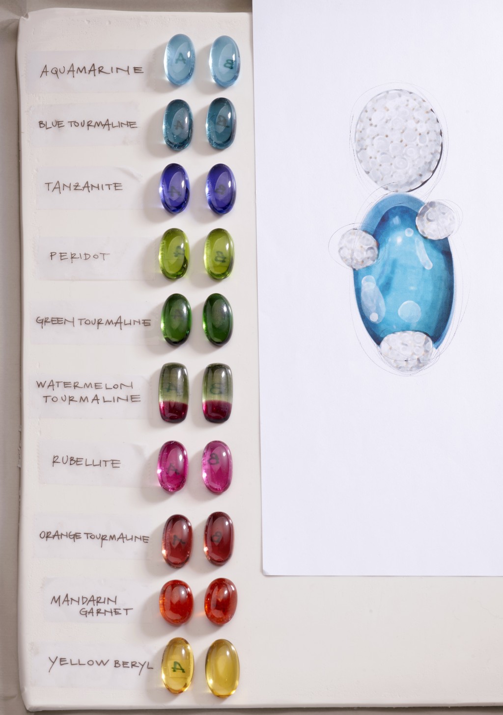 Marvelous Griffe系列的十對耳環。 Marvelous Griffe系列的十對耳環。