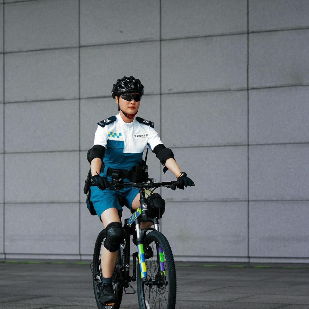 單車巡邏隊。ig@hongkongpoliceforce