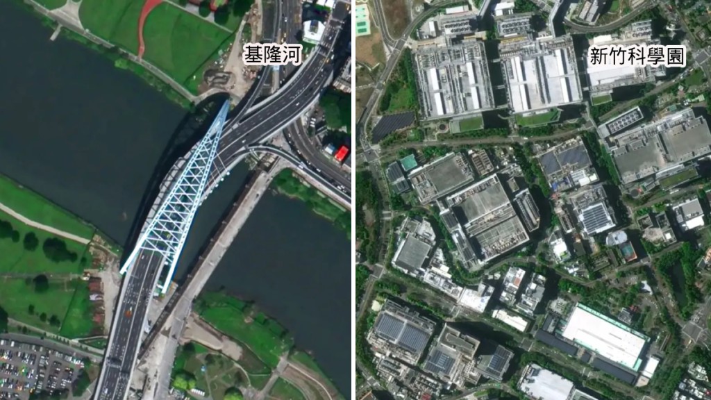 大陸商用衛星「吉林一號」在10月25日「台灣光復日」當天發布8張俯瞰台灣各地的高清照。