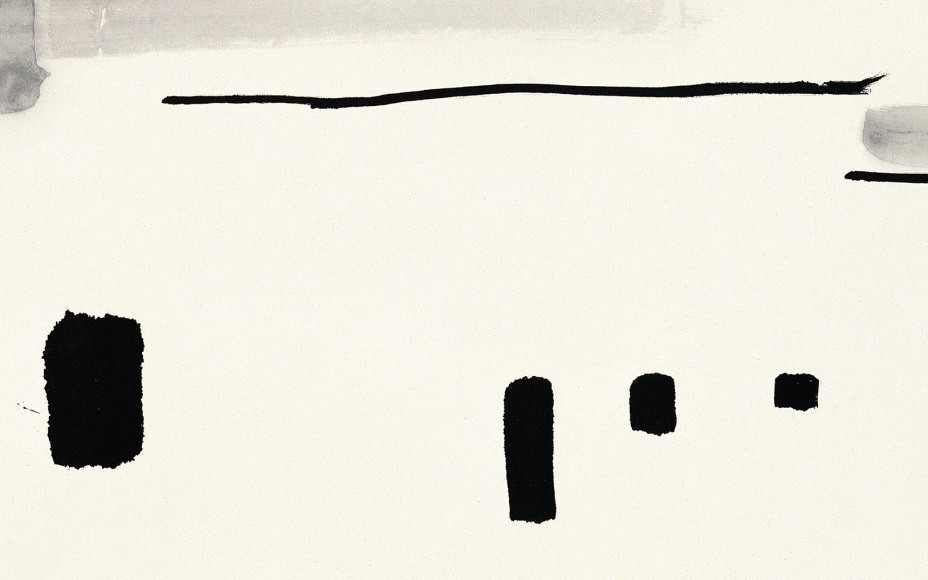 「吴冠中——黑．白．灰」展览（图片来源：Art Basel）