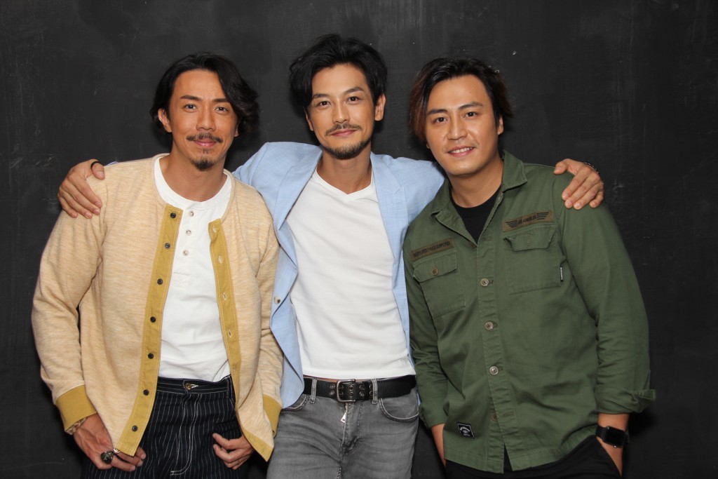 張繼聰、栢天男、張建聲大讚拍男人戲夠爽快，呢個回憶超正。