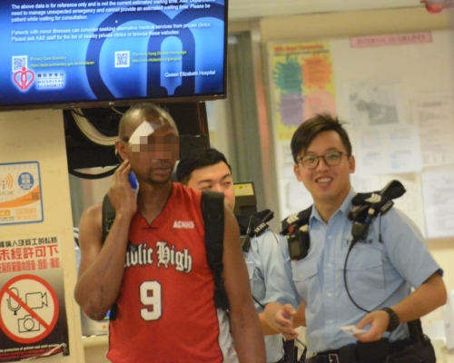 美洲男子受傷送院。