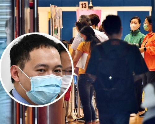 港大醫學院內科部免疫及過敏學臨床助理教授李曦（小圖）指，至今接獲的轉介個案中，只有一人經評估後，懷疑因接種復必泰疫苗引致過敏。資料圖片