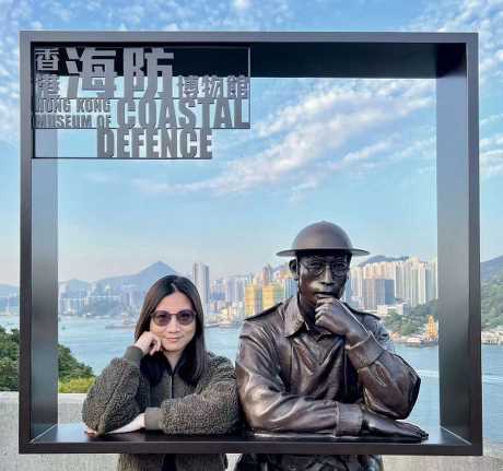 香港量子人工智能实验室公共事务总监黄剑桥在香港有很大的归属感。 受访者提供