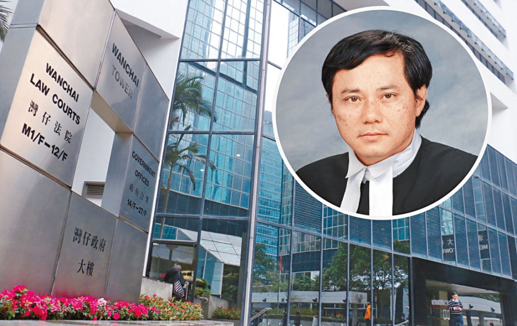 法官練錦鴻（圓圖）提到女事主一生坎坷，指事件對其造成極大影響。