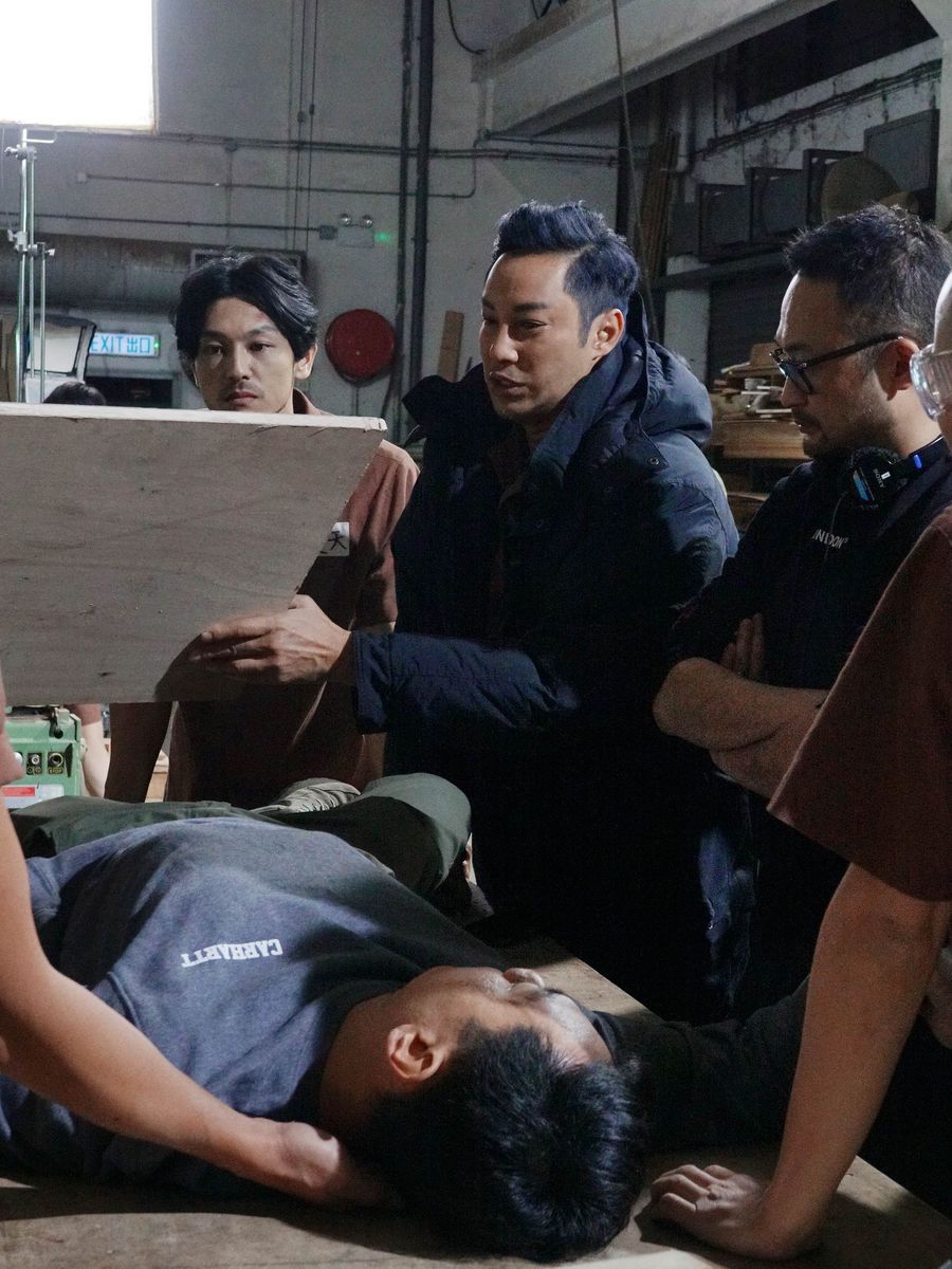 譚耀文在拍心石碎大石前比栢天男更擔心。