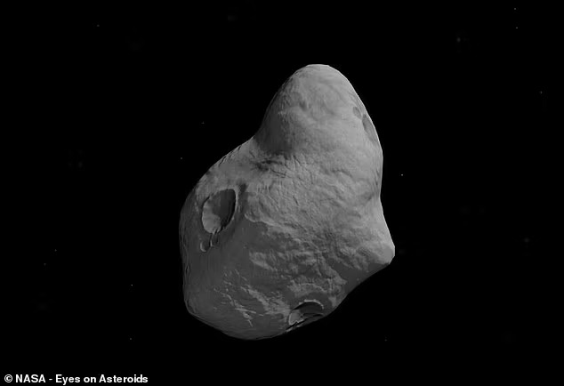 小行星2024 XN1估计直径可达70公尺。网图 小行星2024 XN1估计直径可达70公尺。网图