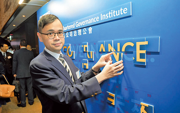 會計界議員黃俊碩留港過年，因為要處理與會計界相關的工作。