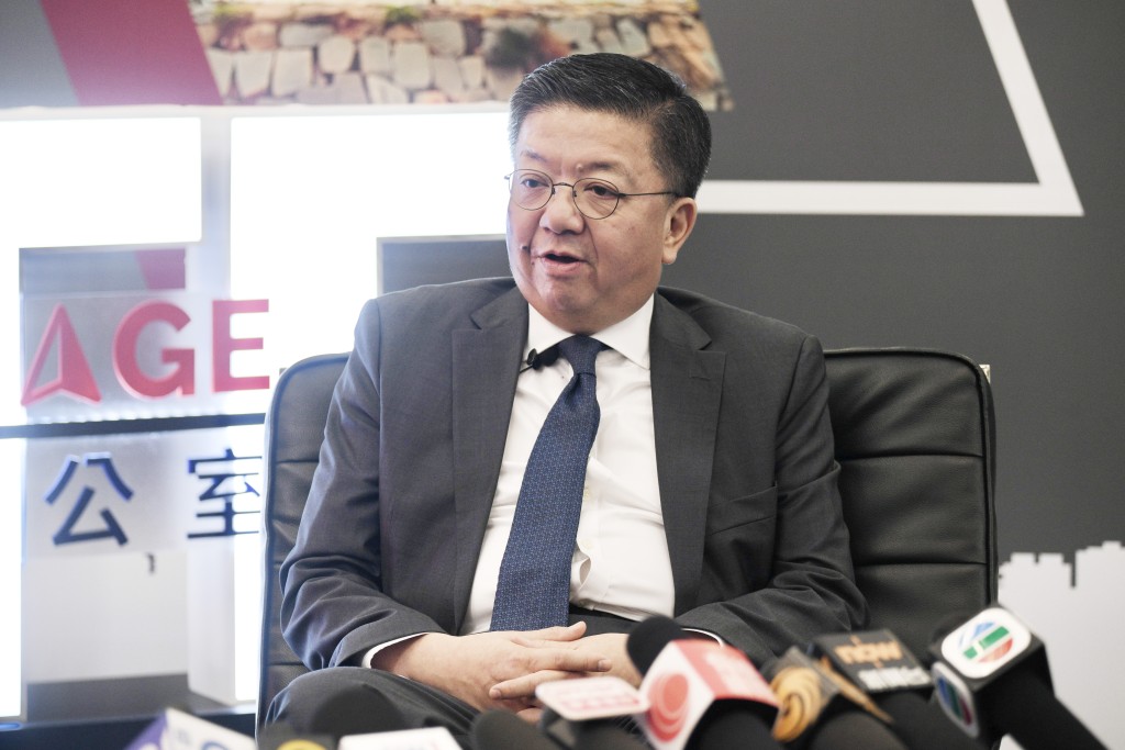 人才辦總監劉鎮漢認為馬貝利的申請，能反映香港是很受人才歡迎的目的地。陳浩元攝