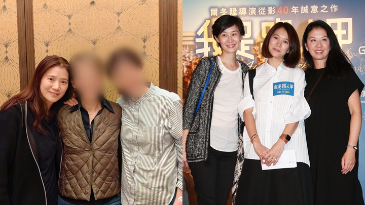 袁詠儀與翁杏蘭、姚康莉聚會。