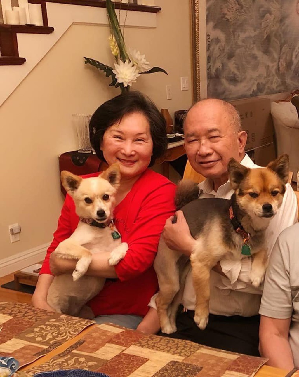 吳宇森與太太牛春龍結婚近半世紀。 吳宇森與太太牛春龍結婚近半世紀。