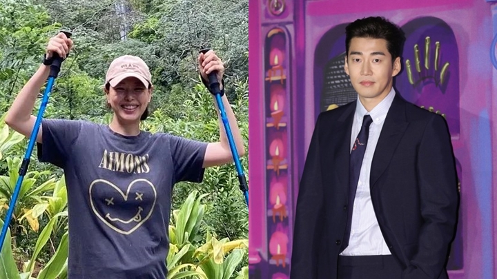 李荷妮大住個肚去行山，而前男友尹啟相就宣佈補辦婚禮。