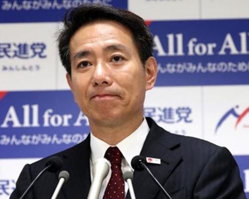 民進黨黨魁前原誠司。