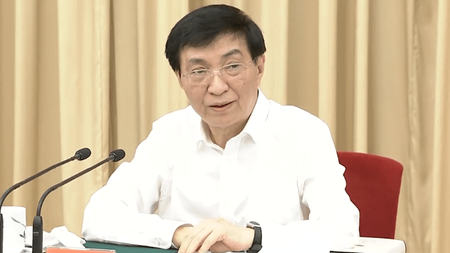政治局常委王滬寧。