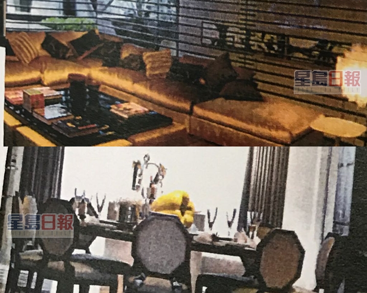 大宅的飯廳及電視房。本報圖片