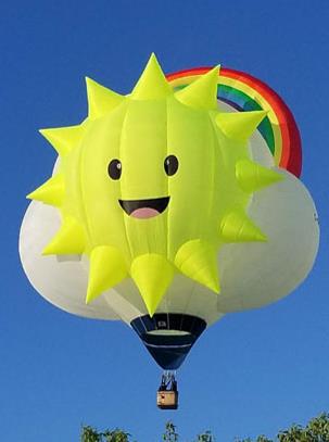 來自加拿大的Meteo熱氣球。 來自加拿大的Meteo熱氣球。