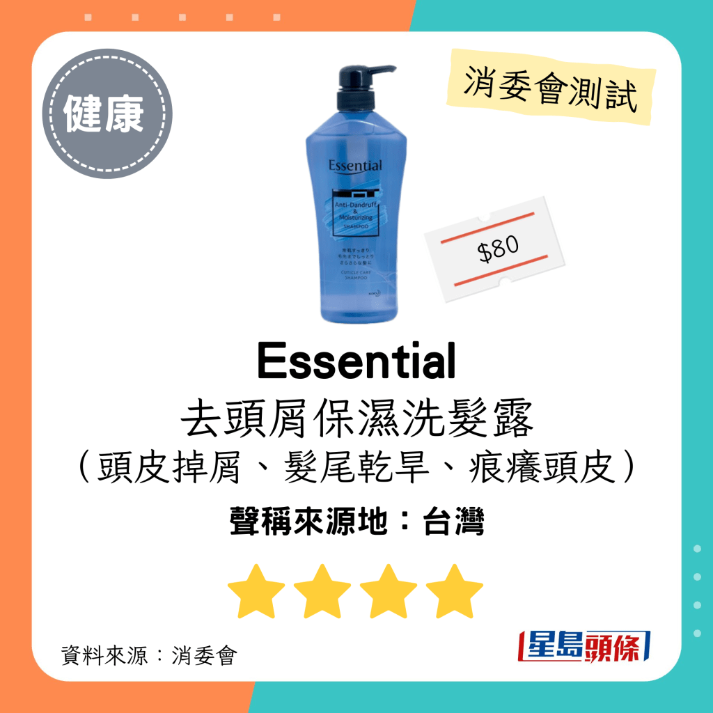 Essential 去头屑保湿洗发露