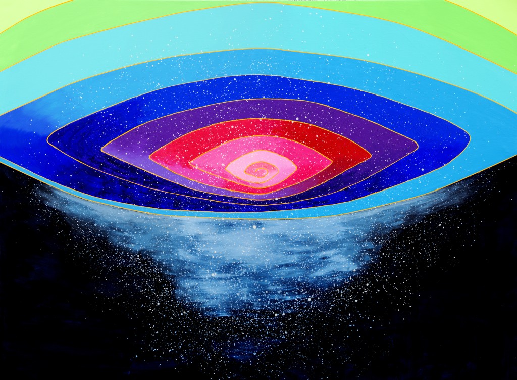 蕭勤《心境-2》，2016年，壓克力、畫布，200 x 270厘米。（圖片由邦瀚斯提供）