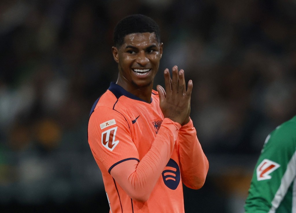 拉舒福特指自己在巴塞適應良好。路透社