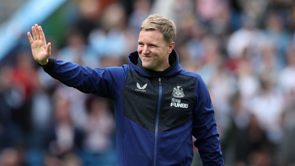 艾迪賀維去屆帶領紐卡素成功護級。  Reuters