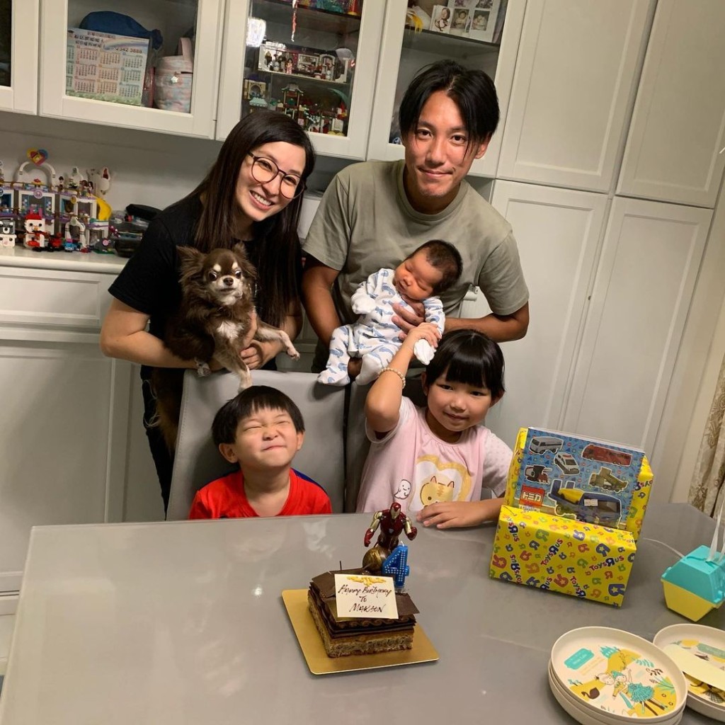 張頴康表示有太太幫忙理財,因此養三個小朋友未算吃力。