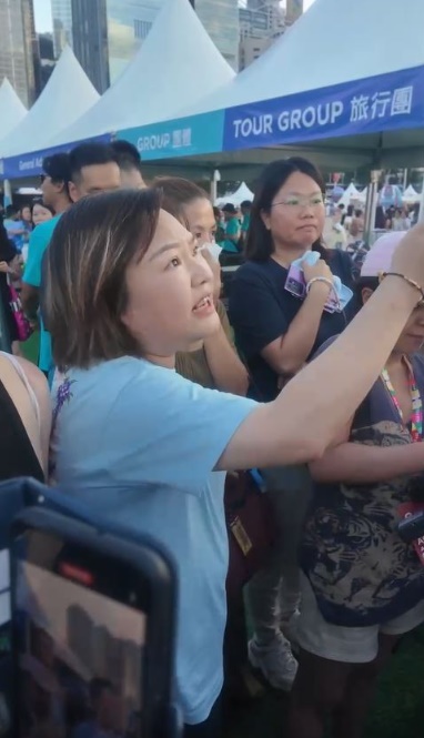 何女士怒轟熱氣球節主辦單位，有理有節，金句連爆，令事件關注度倍增。受訪者提供圖片
