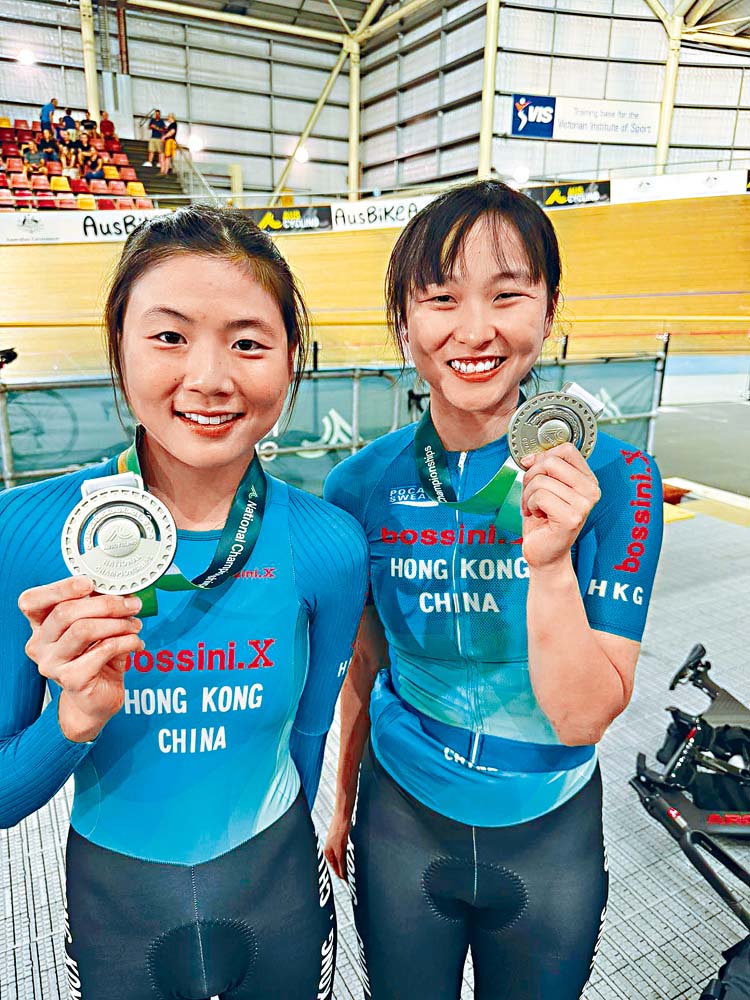 (左:梁穎儀、右:李思穎) 經常一同參加比賽。資料圖片 (左:梁穎儀、右:李思穎) 經常一同參加比賽。資料圖片
