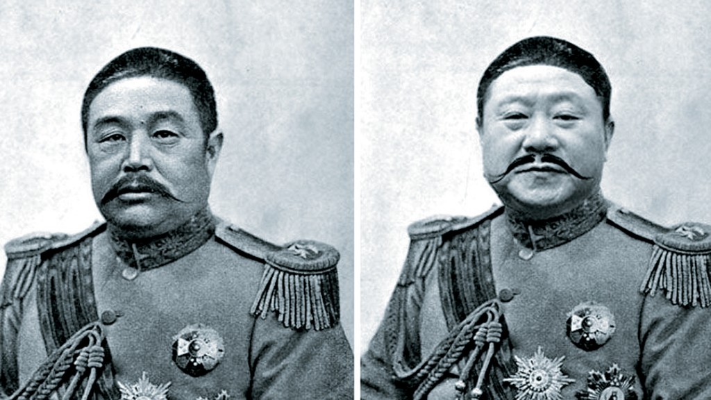 有網友發帖稱用豆包搜尋黎元洪（左），但相片卻錯配成演員范偉（右）的惡搞劇照。