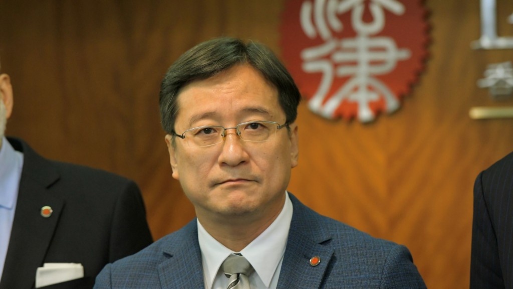 陳澤銘表示到大灣區執業的香港律師與內地律師並非競爭者。資料圖片