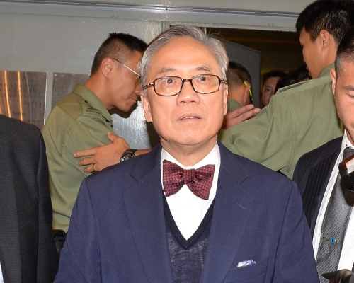 曾蔭權表示,相信港人有智慧解決當前政治困局。資料圖片