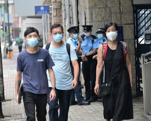 社民連等3團體日前與警方會面討論七一遊行申請。資料圖片

