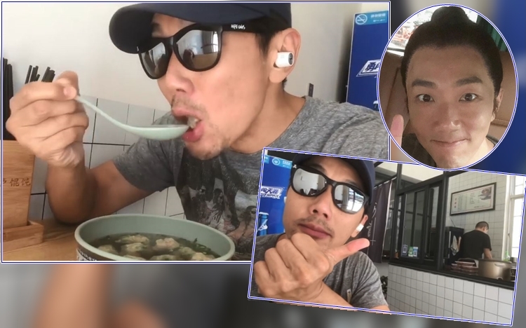 劉浩龍變身飲食界KOL，一支公去試雲吞。