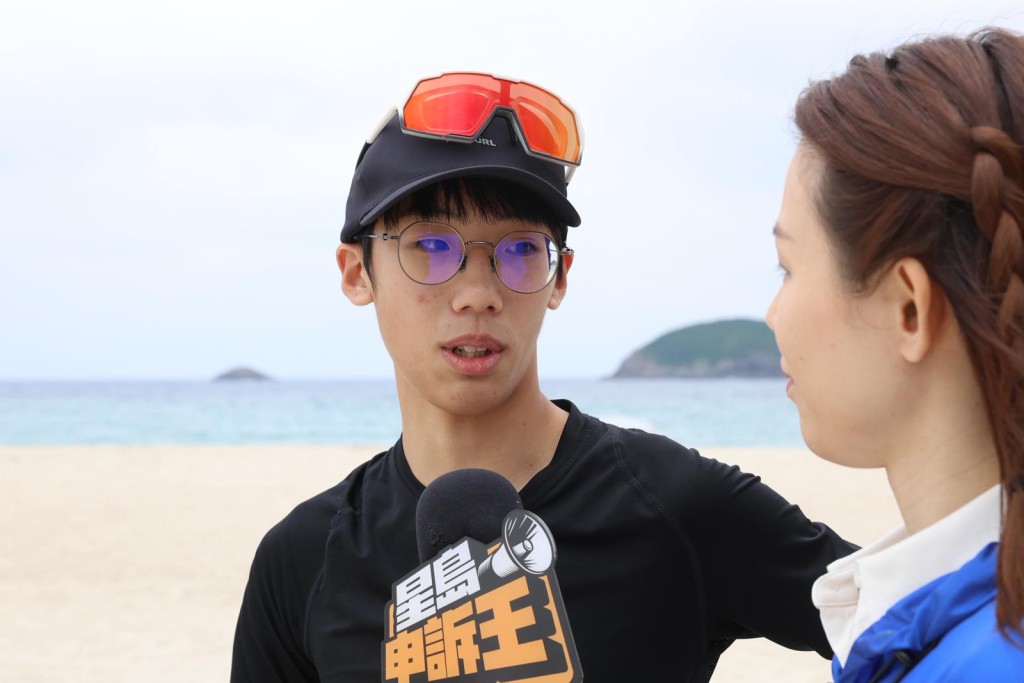 Jason稱以往曾目睹遊客隨處丟棄垃圾,對郊野環境被破壞感到心痛。 Jason稱以往曾目睹遊客隨處丟棄垃圾,對郊野環境被破壞感到心痛。
