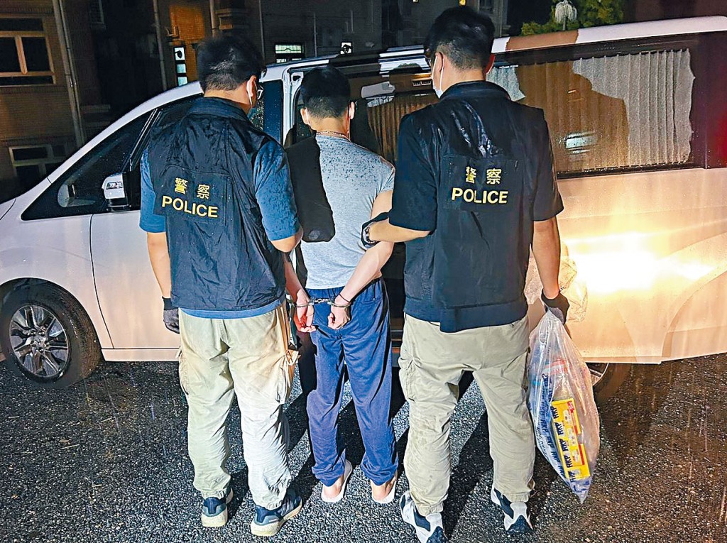 涉案製毒師傅被警方拘捕。