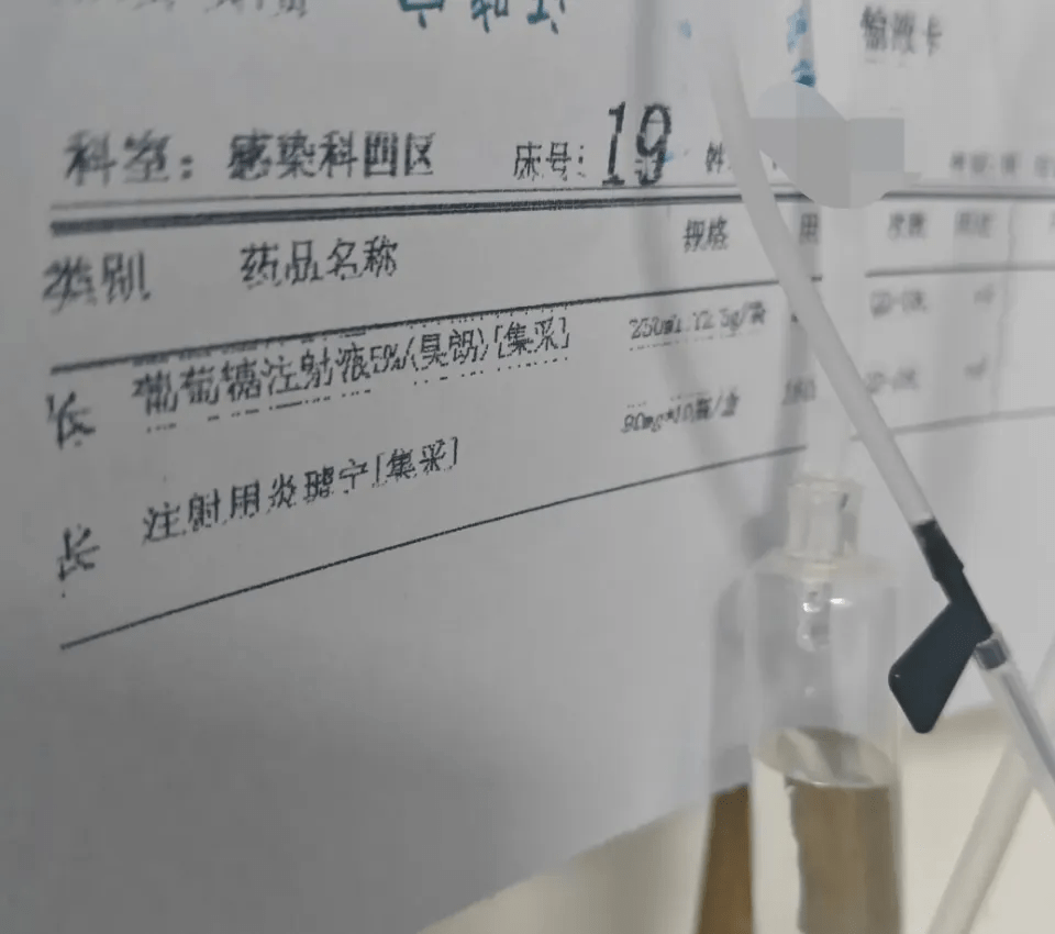 順德網友發文貼圖指中了基孔肯雅熱。