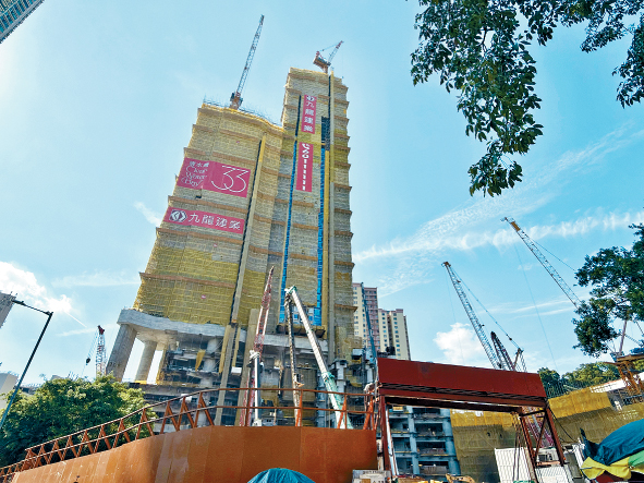 九建旗下牛池灣33清水灣1期，盡推首張價單全數73伙。