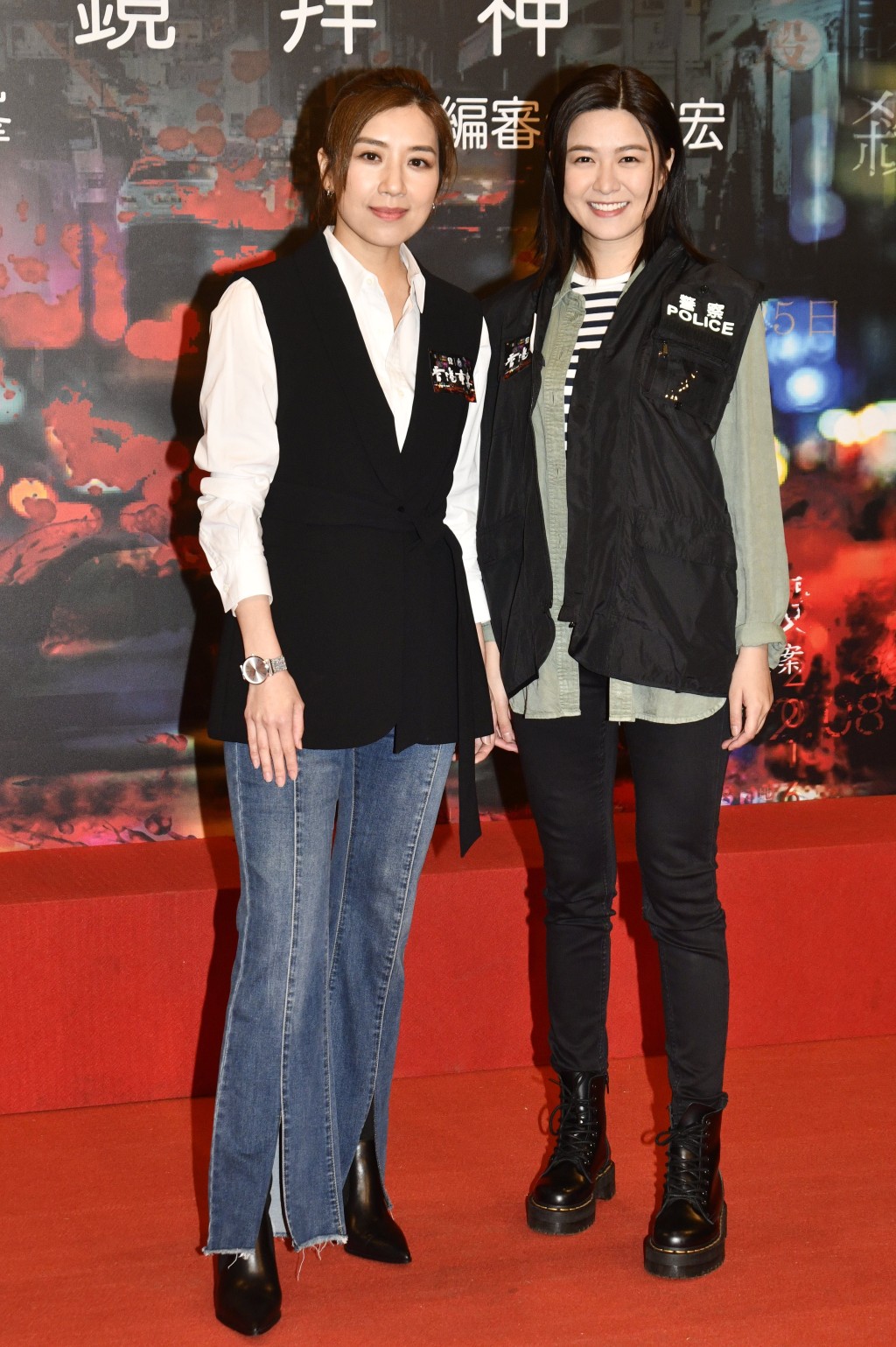 被指即將約滿的黃智雯，與江嘉敏在《香港重案》演女警。