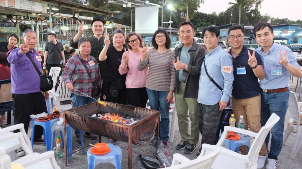 實政圓桌周日舉行春季燒烤日,在疫情3年以來的第一次。田北辰facebook圖片